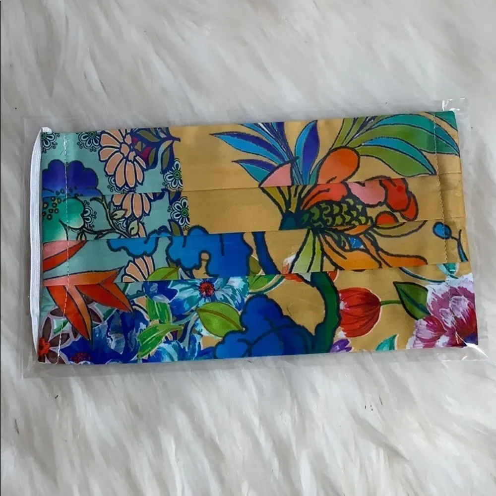 Johnny Was‎ Floral Print Cotton Sateen Face…